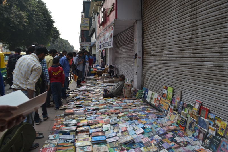 The long footpath stretch is full of books of all kinds. There is a book for all kind of readers in this market from fiction and non-fiction to textbooks, dictionaries and sample papers for competitive examinations. The hustle-bustle, the noise of the nearby traffic, the overcrowded streets and the shouts of the shopkeepers give this place an amazing character of its own. It is neither sophisticated nor polished and perhaps this is what makes it so special and organic. Photography : Kabir