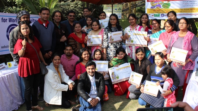 Participants in a cooking competition