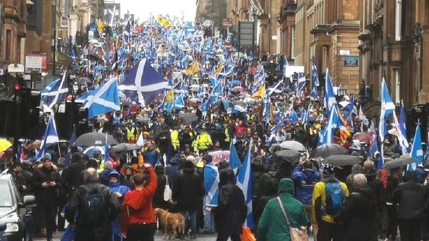 SCOTLAND PROTEST