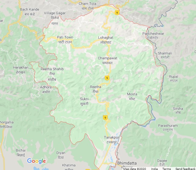 Champawat district of Uttarakhand