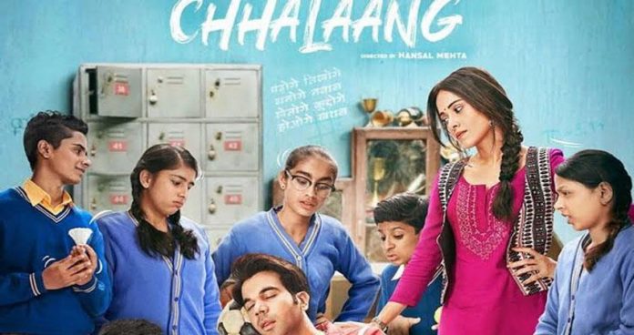 The official poster of the film Chhalaang